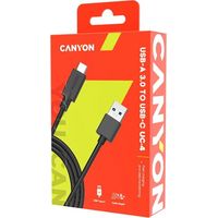 Кабель Canyon UC-4 CNE-USBC4B USB Type-A - USB Type-C (1 м, черный)