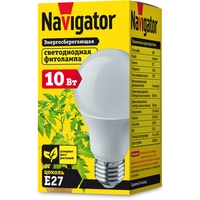 Светодиодная лампочка Navigator NLL-FITO-A60 E27 10 Вт