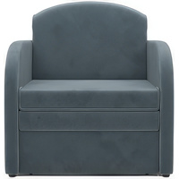 Кресло-кровать Мебель-АРС Малютка (велюр, серо-синий HB-178 26)