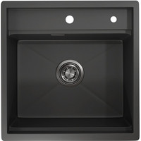 Кухонная мойка Granula KS-5051 (черный матовый)