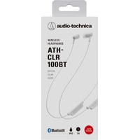 Наушники Audio-Technica ATH-CLR100BT (белый)