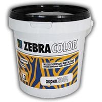 Краска Zebracolor Акрил Холц 1.3кг (белый)