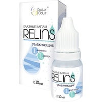 Препараты для лечения заболеваний глаз и ушей Doctor Klaus Relins капли с L-карнитином и L-ментолом, 10 мл.