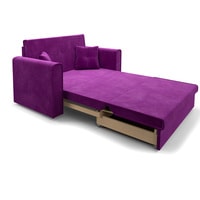 Диван Мебель-АРС Санта (микровельвет, фиолетовый)