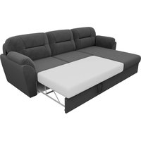 Угловой диван Лига диванов Бостон 100531 (серый)