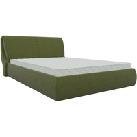 Кровать Mebelico Принцесса 160x200 (вельвет зеленый)