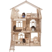 Кукольный домик ХэппиДом Premium HK-D010 (с мебелью)