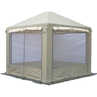 Тент-шатер Митек Пикник-Люкс 3x3 м (хаки/бежевый)
