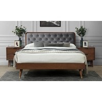 Кровать Halmar Cassidy 200x160 (серый/орех)