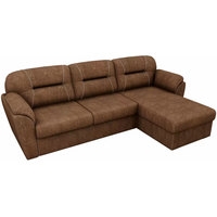 Угловой диван Лига диванов Бостон 100524 (коричневый)