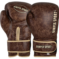 Тренировочные перчатки Vimpex Sport 2016 (10 oz, коричневый)
