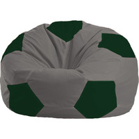 Кресло-мешок Flagman Мяч М1.1-349 (серый/зеленый темный)