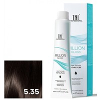 Крем-краска для волос TNL Professional Million Gloss 5.35 100 мл