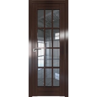 Межкомнатная дверь ProfilDoors 102X 90x200 (орех сиена/стекло прозрачное)