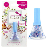 Лак для ногтей детский Lukky Конфетти-Микс Т16753 (фиолетовый/белый/голубой)
