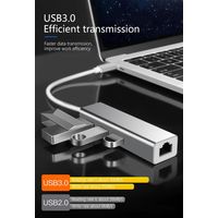 Док-станция USBTOP USB Type-C - 3xUSB Type-A/RJ-45 556375