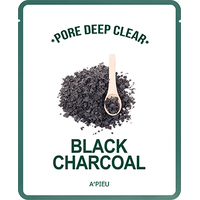  A'Pieu Маска для лица тканевая Pore Deep Clear Black Charcoal (25 г)