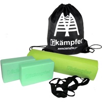 Набор для йоги Kampfer Combo (зеленый/черный)