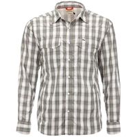 Рубашка Simms Big Sky LS Shirt (L, серый/белый)