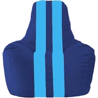 Кресло-мешок Flagman Спортинг С1.1-129 (синий/голубой)