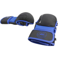 Тренировочные перчатки BoyBo Wings BBGL-26 Flex для ММА (M, черный/синий)