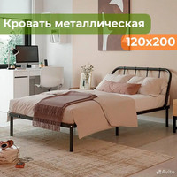 Кровать Домаклево Мира 120x200 (черный)