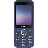 Кнопочный телефон Maxvi K32 (синий)