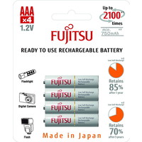 Аккумулятор Fujitsu AAA 750mAh 4 шт. HR-4UTCEX(4B)