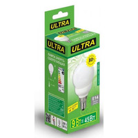 Люминесцентная лампа Ultra G45 E14 9 Вт 4200 К [G459WE144200]