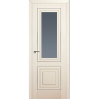 Межкомнатная дверь ProfilDoors 28U L 80x200 (магнолия сатинат/мателюкс графит серебро)