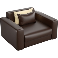 Кресло-кровать Mebelico Мэдисон 59227 (экокожа, коричневый)
