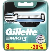 Сменные кассеты для бритья Gillette Mach3 (8 шт) 3014260243548