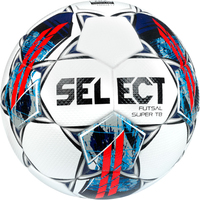 Футзальный мяч Select Futsal Super TB V22 Fifa Quality Pro (4 размер, белый/синий/красный)