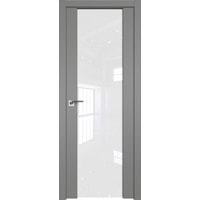 Межкомнатная дверь ProfilDoors 8U L 70x200 (грей/триплекс белый)