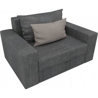 Кресло-кровать Mebelico Мэдисон 14 106132 (рогожка, серый/серый/бежевый)