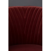 Интерьерное кресло Dutchbone Dolly Soft (красный/черный) в Могилеве