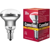 Лампочка Camelion R39 E14 30 Вт