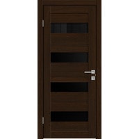 Межкомнатная дверь Triadoors Luxury 571 ПО 60x200 (brandy/лакобель черный)