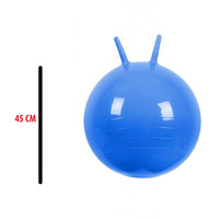 Гимнастический мяч Gold Cup 45BL (синий, с рисунками)