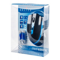 Мышь Oklick 630LW Wireless Optical Mouse Black/Blue (923003)