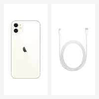Смартфон Apple iPhone 11 64GB Dual SIM (белый)