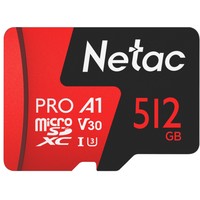 Карта памяти Netac 512GB P500 Extreme Pro NT02P500PRO-512G-R (с адаптером)