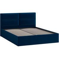 Кровать Трия Глосс универсальный тип 1 160x200 (велюр Confetti Blue)