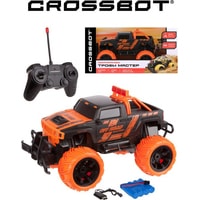 Автомодель Crossbot Джип Трофи Мастер 870596 (черный/оранжевый)