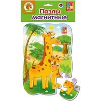 Мозаика/пазл Vladi Toys на магните Жирафы VT3205-62