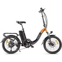 Электровелосипед Volteco Flex Up! (черный/оранжевый)
