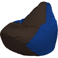 Кресло-мешок Flagman Груша Г2.1-328 (коричневый/синий)