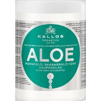 Маска Kallos Cosmetics KJMN увлажняющая для восстановления блеска сухих и поврежденных волос с экстрактом Алоэ 1 л