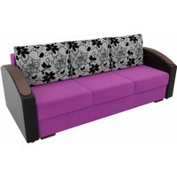 Диван Лига диванов Монако slide 102007 (фиолетовый/черный/серый)