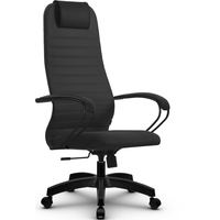 Кресло Metta BK-10 PL (резиновые ролики, темно-серый)
